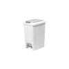 Casa & Casa Fairmont Double Opening Pedal Bin (White &