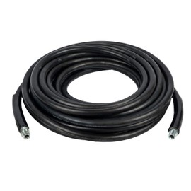 Continental Neptune Pressure Washer Hose Black 3/8in Inside Diameter x 50ft Length 3000 PSI Working Pressure Male x Male Swivel with Kinkguards