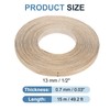 PATIKIL White Oak Edge Banding, 1/2 in x 49.2 ft