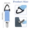 Mabor 4Pcs Hat Clip for Travel on Bag, Elastic Hat