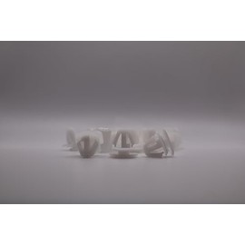 King Car Clips 50pcs Door Weatherstrip Retainer Clip for GM 11611342 for Buick Cascada Envision Lacrosse Regal Verano, Chevy Cruze Malibu SS 2011-On (White)