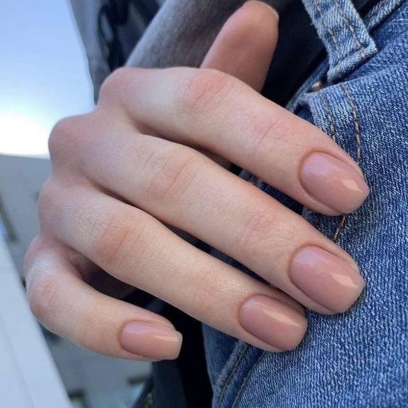 modelones 32Pcs Rosa Melocotón Presione En Las Uñas, Actualización de