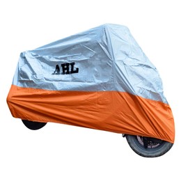 AHL L Orange Waterproof Cold Protection Rain Cover Dustproof Folding Garage Motorcycle Garage Scooter Tarpaulin Scooter Cover Motorcycle Cover