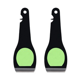 Fishing Line Cutter, 2Pack Rustproof Clipper Nipper Portable Fish Line Clipper, Stainless Steel Fish Line Clipper, Line Cutter Clipper Nipper Tackle For Fishing Fly Carp Coarse (Light Green)