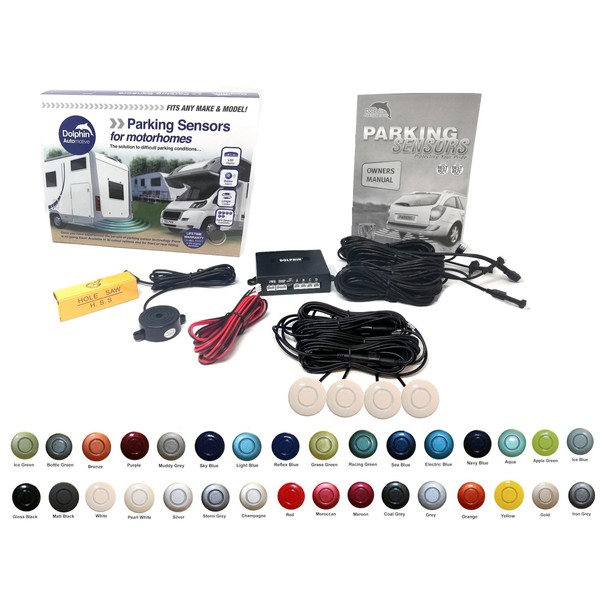 Dolphin Automotive MPS400 Motorhome Camper Van RV Reverse Parking Sensors