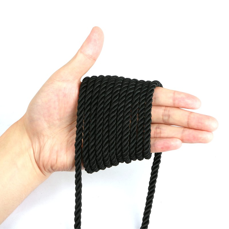 BEL AVENIR 6mm 16Yards Twisted Cord Rope Trim Craft Decorative