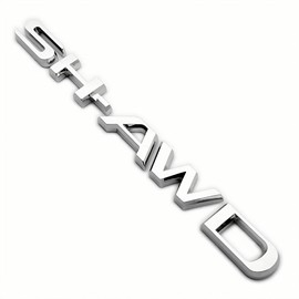 1pc 2017-2022 SH-AWD Tailgate Trunk Lid Badge Logo Emblem Nameplate (Chrome)