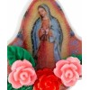 Set of 2 Our Lady of Guadalupe Pin 3D Clay