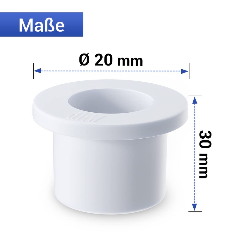 AQUADE PVC End Cap 20 mm Fitting Pipe End Cap