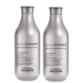 Loreal Professional Magnesium Silver Shampoo Series Expert Against Silver Stitch 300 ml Pack of 2