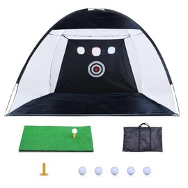 DAWOT 10x7ft Golf Practice Net and Mat