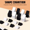 Block Puzzle, Plastic Cube Puzzle with Storage Tray Hidden Geometric