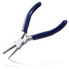 LEONTOOL Pin Bending Pliers Round Flat Nose Pliers with Grooves