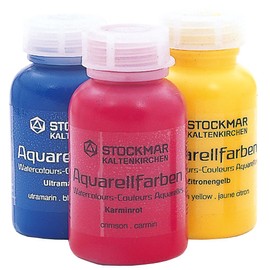 STOCKMAR - Watercolour Paints | Vibrant Bright Watercolour Paint for Children and Adults Liquid Watercolour Paint in Artist Quality | Colour: Reddish Brown | Contents: 250 ml Tube