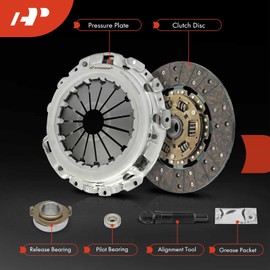 A-Premium Transmission Clutch Kit Set Compatible with Mazda B2600 1989-1993, MPV 1989-1991, 2.6L 3.0L