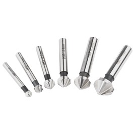 Wabeco Countersink Set 90° HSS 6-Piece Countersink Drill Deburring Countersink