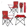 2 Sillas Playera Plegable Para Camping Jardin Con Mesa
