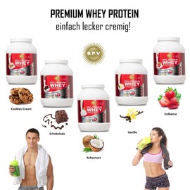 Premium Whey Protein 750 g | Protein Powder | Rich in BCAA, EAA, Vitamin B12, B6, B2, B1, Vitamin C, Vitamin E