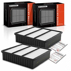A-premium - Filtro de aire de motor de 2 piezas compatible con Mitsubishi Lancer 2002-2007 2011, Mirage 1997-2002, Outlander 2003-2006 |...