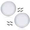 Fielect 2 Pcs 5" Speaker Grill Cover Mesh Decorative Circle