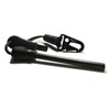 Oqard Reflective Paracord Fire Starter with Clip Hook - Black