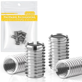 Caianwin M8 to M6 Thread Insert, Pack of 10, Quick Thread Insert, Stainless Steel Screw Nuts for Thread Repair