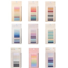 Pyhot 9 Set 1800 Pieces Index Tabs Flags, Mini Memo Page Markers Bookmarks Text Sticky Notes