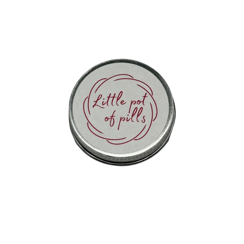 Mini travel tin for medication/supplements/vitamins etc. | perfect on the