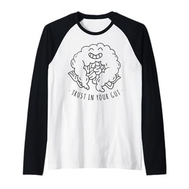 Trust In Your Gut Raglan Baseball Tee