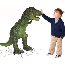 Gzsbaby Large Soft Dinosaur - 28" Jumbo Realistic Looking Toys for Boys, Giant Plush for Kids 3-5, Toddler Gift