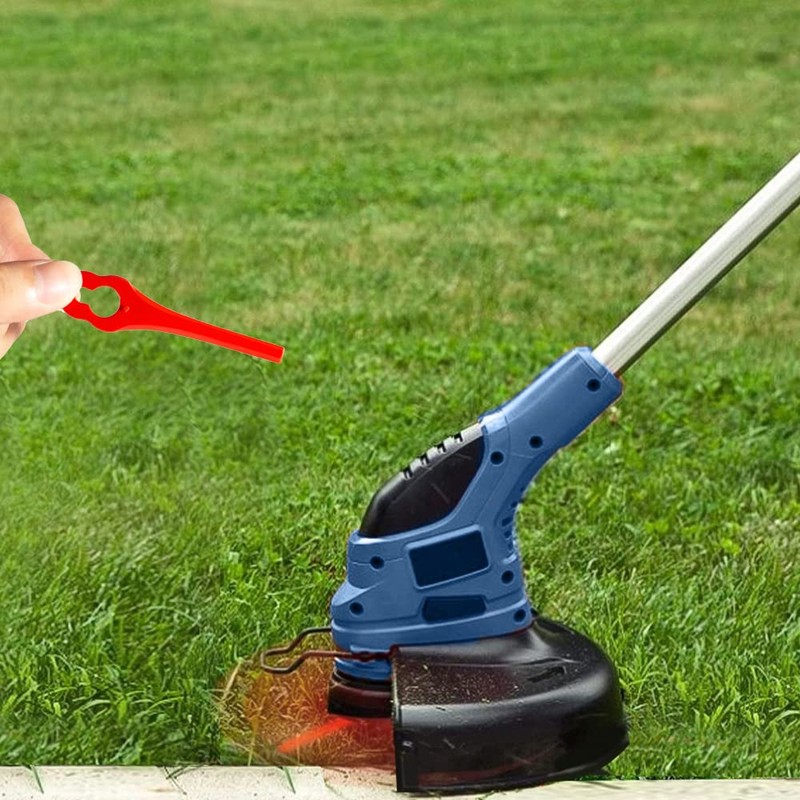 EVEHAP 100Pcs Replacement Blades Compatible with Terratek Grass Strimmer Cordless