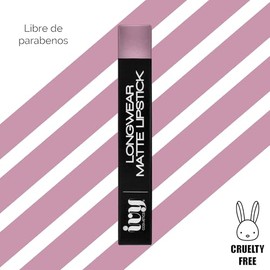 Kit de Maquillaje Profesional, Rímel Prosa con Cepillo de Silicona Cafe Resistente al Agua, Labial Mate Ivy de Larga Duración y Delineador Lapiz de...