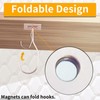 Sexoeie 2Pcs Banana Hanger Magnetic Folding for Easy Storage,Banana Hook