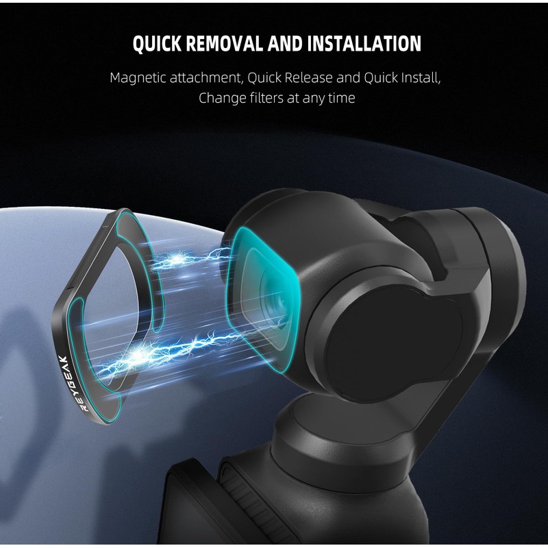 REYGEAK Pocket 3 ND CPL Filter Kit for DJI OSMO