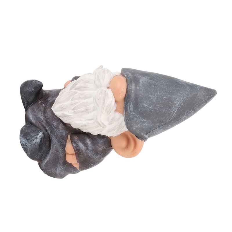 Garden Gnome Resin Structure Stable Bottom Retro Style Gnome Figurine