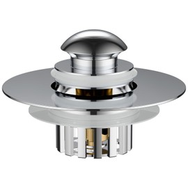 NileHome Universal Bathtub Drain Stopper, Tub Stopper Bathtub Drain, Pop Up Tub Drain Hair Catcher, Replaces Bath Tub Lift and Turn, Tip-Toe and Trip Lever