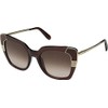 Salvatore Ferragamo SF889SL Crystal Brown/Burgundy Gradient One Size