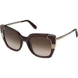 Salvatore Ferragamo SF889SL Crystal Brown/Burgundy Gradient One Size