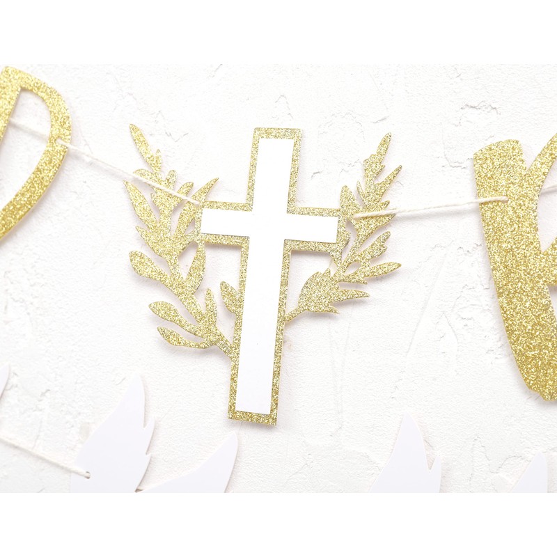 God Bless Decorations - Baptism & First Communion Banners, Garlands