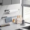 DEKAVA Paper Towel Holder Under Cabinet for Kitchen, Adhesive Paper