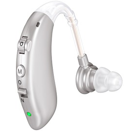 Rechargeable Noise Canceling Hearing Aids for Seniors - Hearing Aids for Adults with Severe Hearing Loss - Ear Amplifier, Hearing Aid with Volume Control