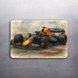 3x 2 Red Bull RB19 Formula 1 F1 Art Fridge Refrigerator Magnet (D.Romeo)
