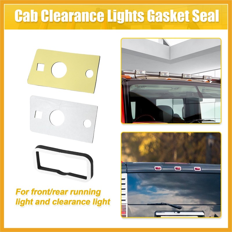Partuto 1 Set Roof Cab Marker Light Gasket Clearance Running