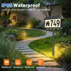 Brightever Solar Address Signs, House Number for Outside Waterproof, 3-Color