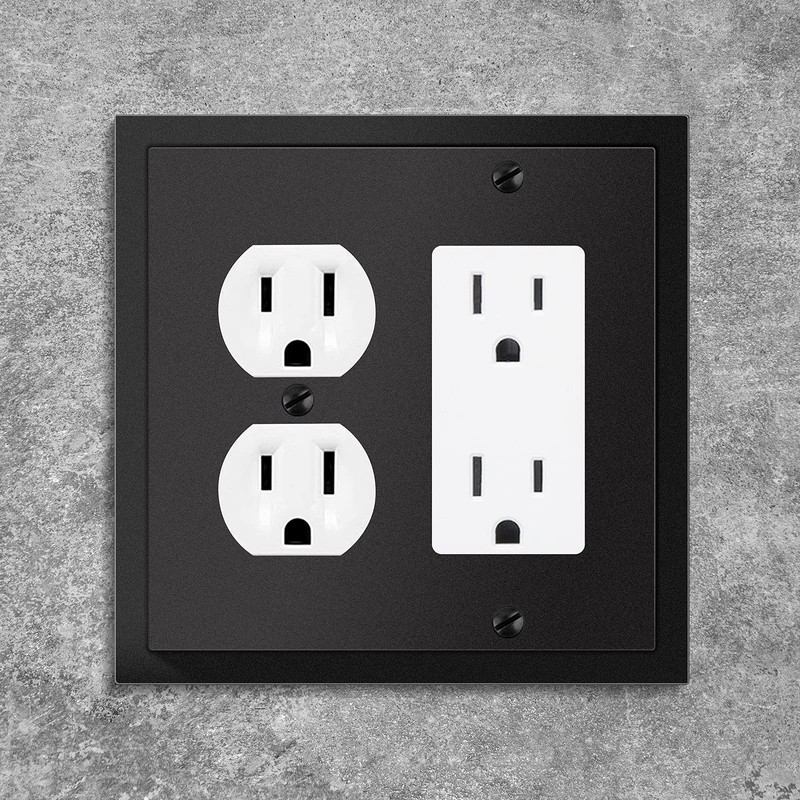 Henne Bery Modern Edge Decorative Wall Plate Switch Plate Outlet