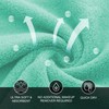 MOONQUEEN Microfiber Facial Cloths Fast Drying Washcloth 12 Pack -