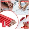 Pack of 20 Carpenter's Pencils, 175 mm Red Pencil, Construction
