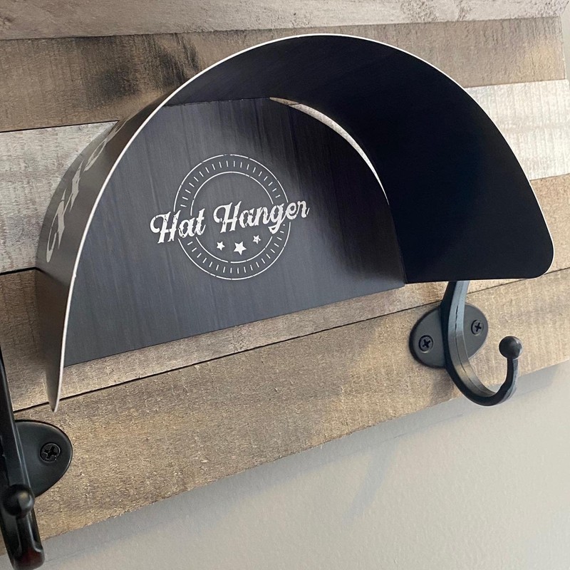 Hat-Hanger (5 Pack) - Black Barnwood
