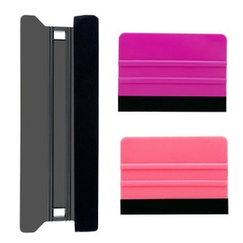 Umaki 8.3inch Large Vinyl Wrapping Felt Squeegee with 4inch Vinyl Squeegee Applicator for Fastly Installing Vehicle Tinting Film Graphic or Wallpaper, Finish Smoothing/Cleaning Work, 3pack