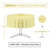 UMINEUX Outdoor Tablecloth with Umbrella Hole and Zipper, Spring/Summer Waterproof